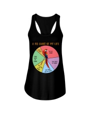 Pie chart of my life Ladies Flowy Tank tile