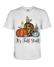 It's fall yall V-Neck T-Shirt tile