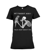 Talk crap about you Premium Fit Ladies Tee tile