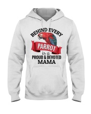 Mama parrot Hooded Sweatshirt tile