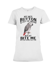 Funny parrot Premium Fit Ladies Tee tile