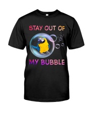Stay out of my bubble Premium Fit Mens Tee tile
