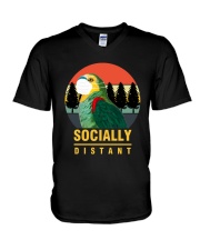 Socially distant V-Neck T-Shirt tile