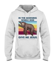 Sloth jesus Hooded Sweatshirt tile