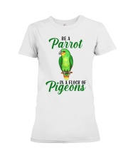 Parrot pigeons Premium Fit Ladies Tee tile