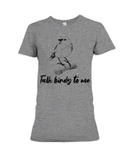Talk birdy to me Premium Fit Ladies Tee tile