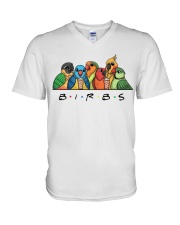 Birds V-Neck T-Shirt tile