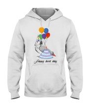 Happy bird day Hooded Sweatshirt tile
