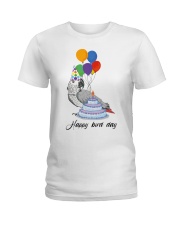 Happy bird day Ladies T-Shirt front