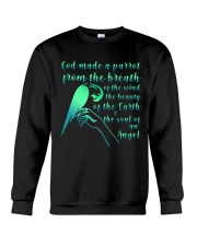 God made parrot Crewneck Sweatshirt tile
