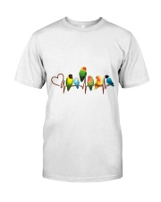 Parrot heart beat Premium Fit Mens Tee tile