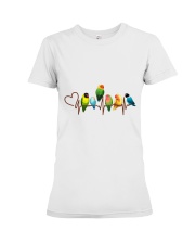 Parrot heart beat Premium Fit Ladies Tee tile