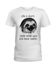 Life is short Ladies T-Shirt tile