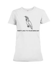 Bird day Premium Fit Ladies Tee tile