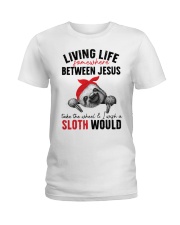 Sloth would Ladies T-Shirt front