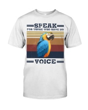 Speak for those who have no voice Classic T-Shirt tile