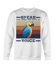 Speak for those who have no voice Crewneck Sweatshirt tile