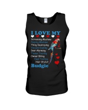 I love my parrot Unisex Tank tile
