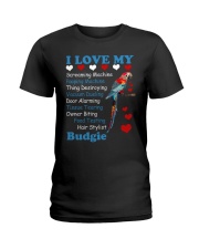 I love my parrot Ladies T-Shirt tile