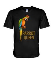 Parrot queen V-Neck T-Shirt tile