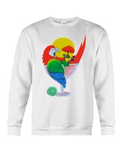 Parrot in summer Crewneck Sweatshirt tile