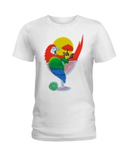 Parrot in summer Ladies T-Shirt front