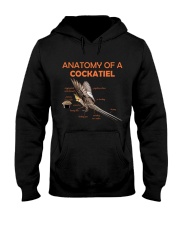 Anatomy of Cockatiel Hooded Sweatshirt tile