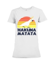 Hakuna matata Premium Fit Ladies Tee tile