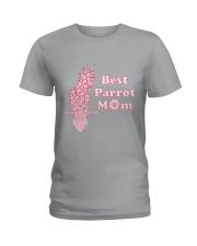 Best parrot mom Ladies T-Shirt tile