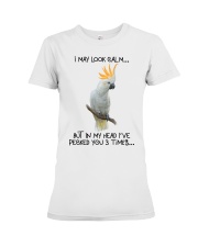 I may look calm Premium Fit Ladies Tee tile