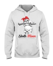Sloth mom Hooded Sweatshirt tile