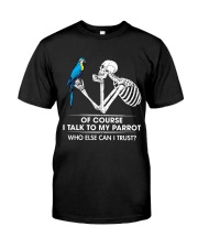 I talk to my parrot Premium Fit Mens Tee tile