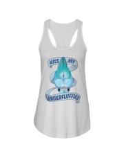 Kiss my underfluffies Ladies Flowy Tank tile