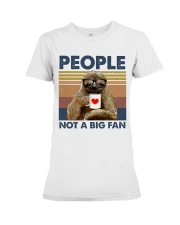 People not a big fan Premium Fit Ladies Tee tile