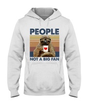 People not a big fan Hooded Sweatshirt tile