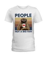 People not a big fan Ladies T-Shirt front
