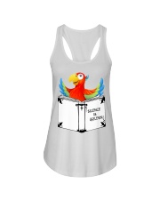 Silence is golden Ladies Flowy Tank tile