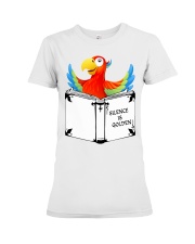 Silence is golden Premium Fit Ladies Tee tile