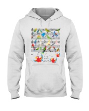 Parrot music Hooded Sweatshirt tile
