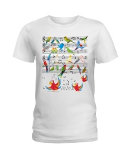 Parrot music Ladies T-Shirt front