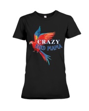 Crazy bird mama Premium Fit Ladies Tee tile