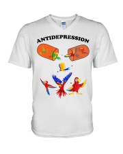 anti V-Neck T-Shirt tile