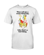 Crazy lady Premium Fit Mens Tee tile