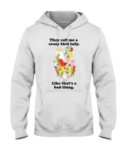 Crazy lady Hooded Sweatshirt tile