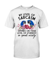 My level of sarcam Premium Fit Mens Tee tile