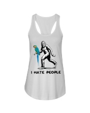 I hate people Ladies Flowy Tank tile