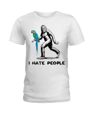 I hate people Ladies T-Shirt front