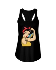 Bird mom Ladies Flowy Tank tile