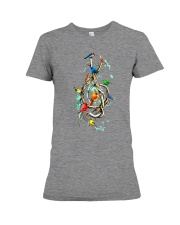 Birds and music Premium Fit Ladies Tee tile