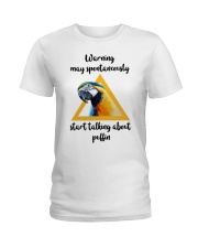 Warning Ladies T-Shirt front